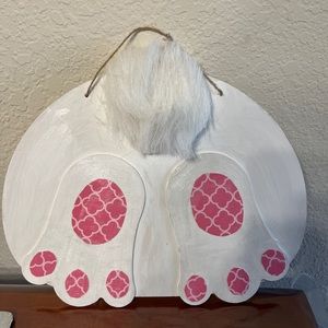 BUNNY BUTT WALL AND OR DOOR DECOR, EASTER DECOR